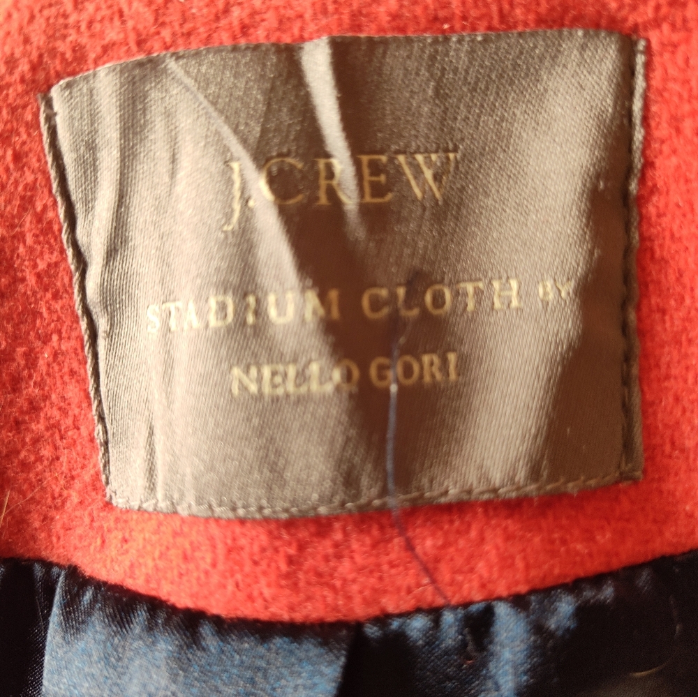 J crew stadium cloth NelloGori samone jacket
